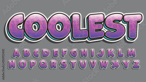 Purple Cool Gradient Text Effect