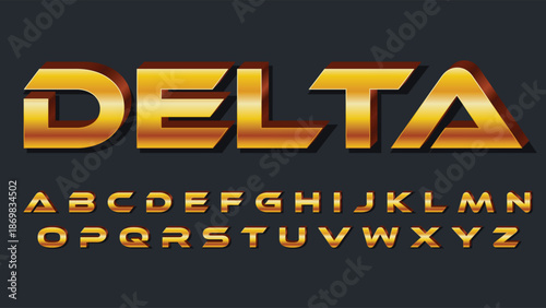 Gold Cinematic Sci-Fi Text Effect