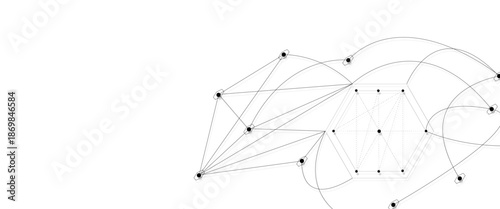 white umbrella isolated on white