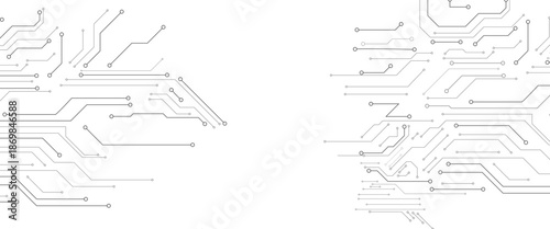 Abstract digital technology futuristic internet network speed connection white and blue background.circuit board background