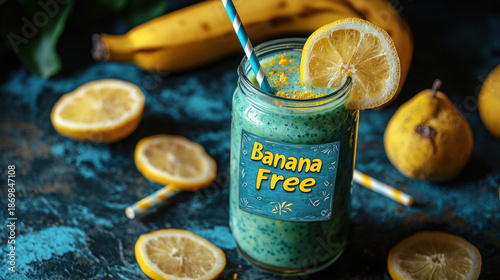 "Banana Free" smoothie labe...