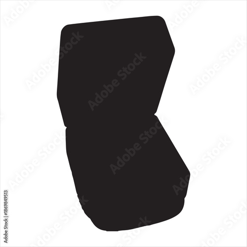 Valentine’s Day Love Symbols, Romantic Heart Design on White Background