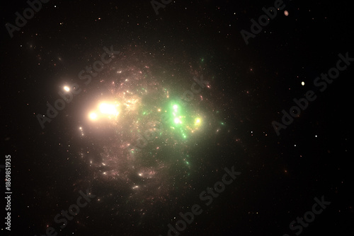 imaginatory lush fractal texture image abstract background