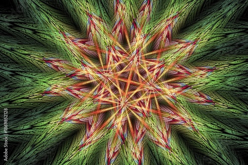 maginatory colorful fractal background image