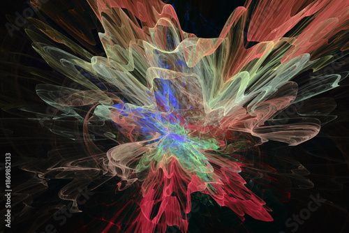 imaginatory colorful fractal background image