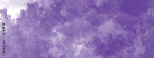 Fluid Abstract Watercolor Painting with Expressive Brushwork