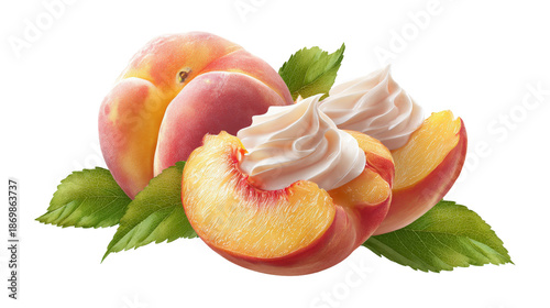 Peach Meringue Dessert