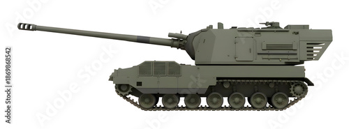 PLZ-051B (Chinese next-generation 155mm self-propelled howitzer, equipped with a fully autonomous turret based on the SH-16 design)