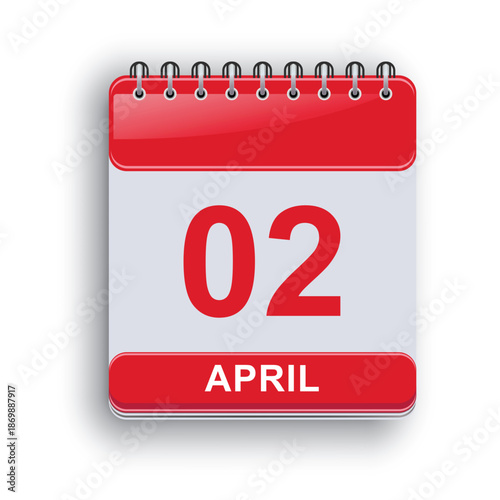 April 2Daily Planning Page Flat Style