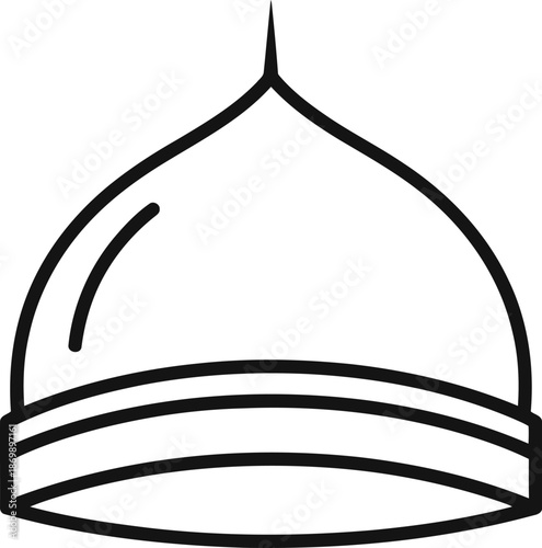 Eyeball Anatomy Icon Outline Simple Medical Vision Health Symbol