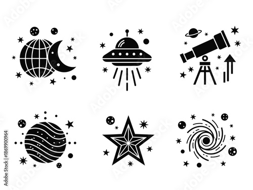 Cosmic Vector Illustration Collection