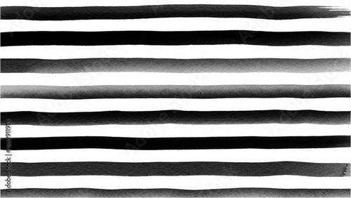 A serene black and white striped pattern viewed from a straight-on perspective