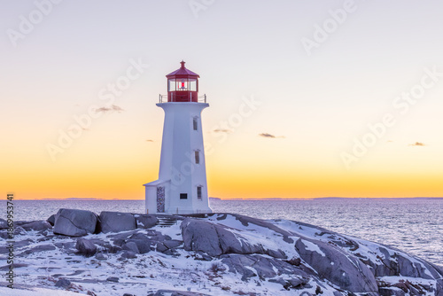 60895-04218 Peggy's Cove Lighthouse at Peggy's Cove, NS Canada