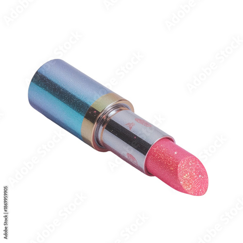 Lip Gloss in Gradient Colors Placed on a Plain Background