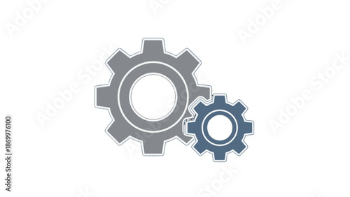 Interconnected Gears Symbolizing Mechanical Harmony and Synchronization.