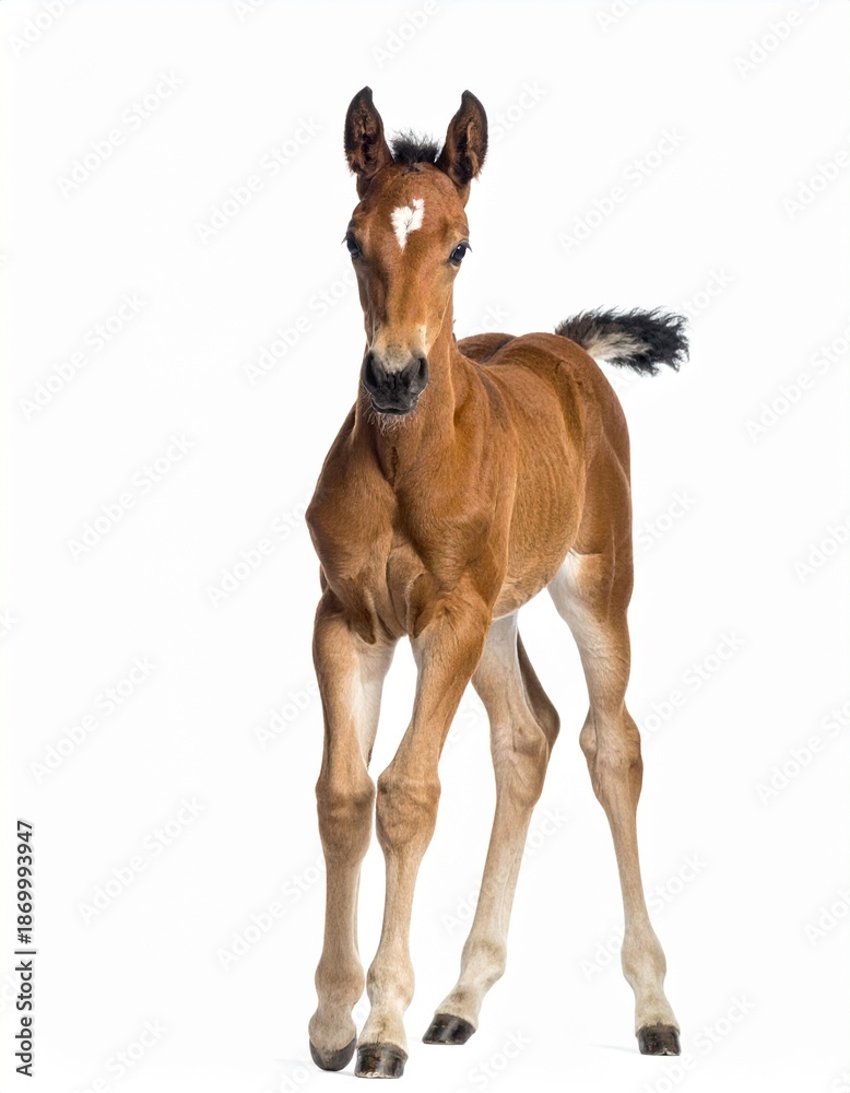 Fototapeta premium Ein junges Fohlen