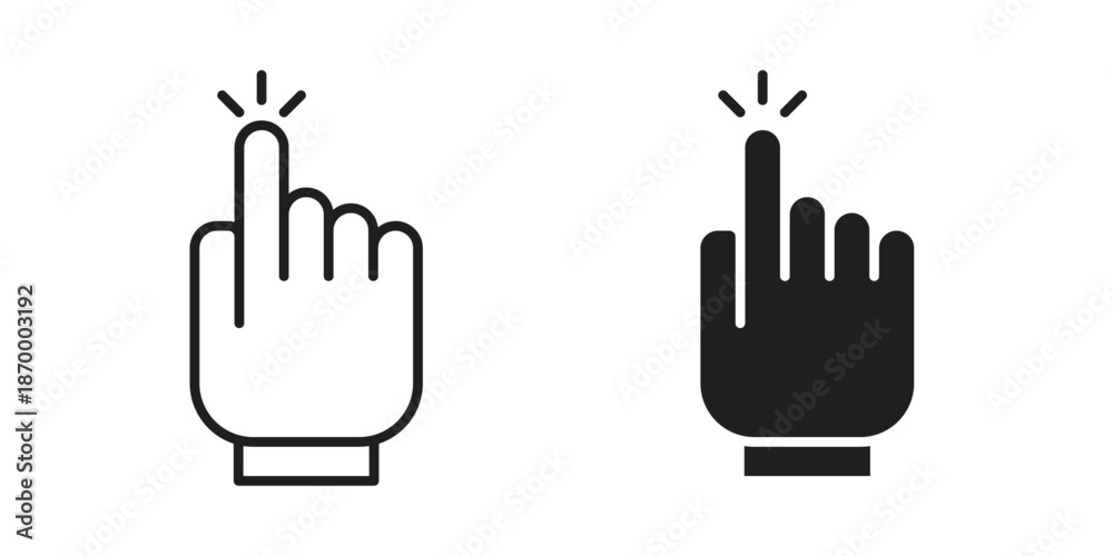 Fototapeta premium Easy to use icons for design. Easily editable stroke. Modern flat design.
