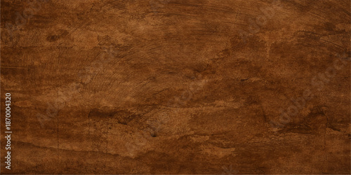 A blank vintage parchment and brown leather texture with an aged grunge design creates a stained antique paper background on an ancient retro surface