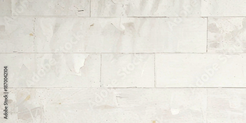 White concrete wall background texture with grunge texture with scratches, cracks, ink splatters, and distressed noise on a rough abstract surface, ideal for overlays, backgrounds, and design effects