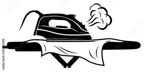 Professional Tailor Iron Pressing Board Silhouette