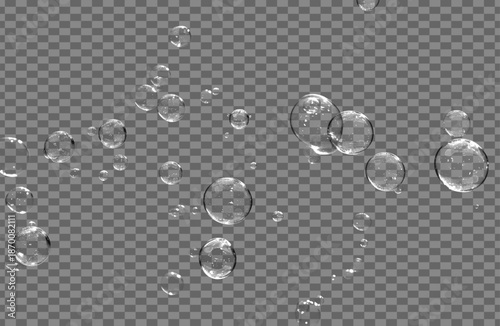 High Quality Water Bubble Effect PNG Transparent Overlay