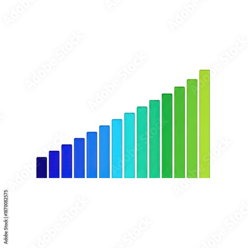 Colorful gradient bars isolated on transparent background Free Download Colorful gradient bars isolated on transparent background - GFXLoad