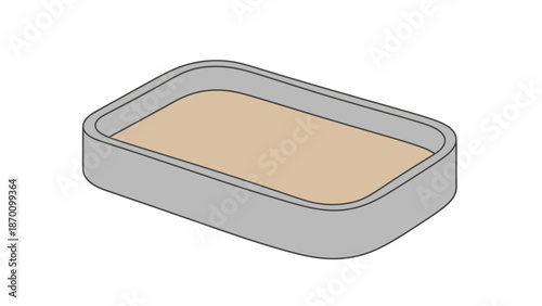 Pet Litter Box with Sand for Cats or Small Animals