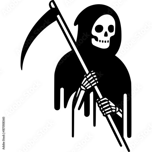 Grim Reaper Vector Icon