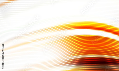 Vibrant abstract background featuring sweeping orange curves and white lines, creating a sense of motion and warmth. Ideal for tech, creative, and entertainment designs seeking energy