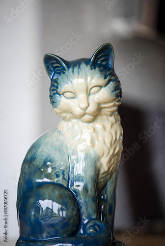 Wallpaper Mural Ceramic Cat Figurine Torontodigital.ca