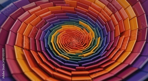 Abstract colorful swirl pattern design