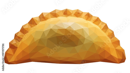 Geometric Pastry Illustration