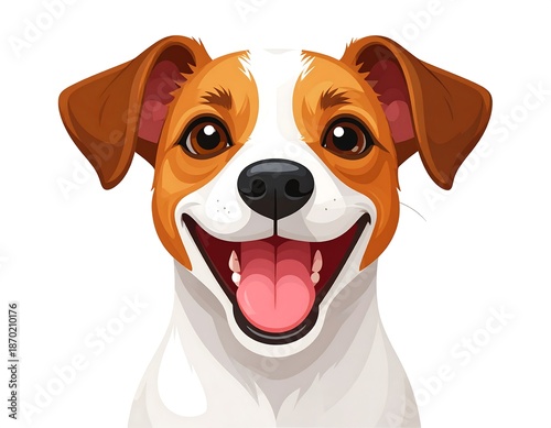Happy Jack Russell portrait