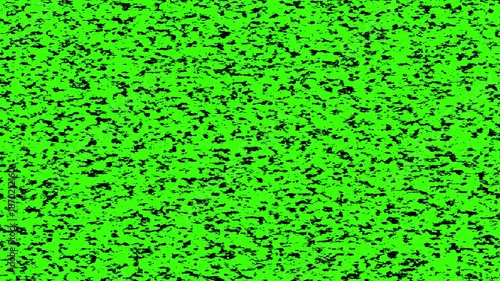 Vintage Television Switch On and Off Effect Overlay. CRT Analog Static Noise Glitch Transition on Green Screen Chromakey Background 4k video animation seamless loop
