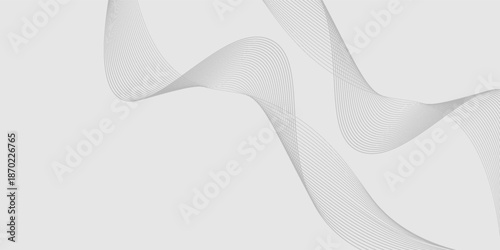 Abstract vector background with black wavy lines. EPS10