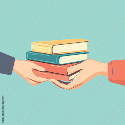 Books swap, exchange or crossing