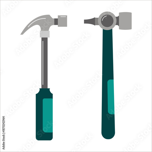 Hammer Hand Tool Vector Illustration