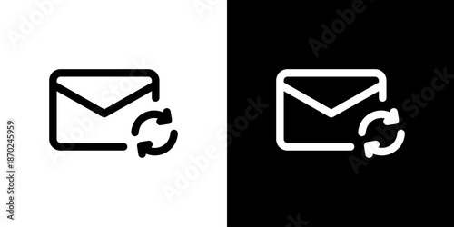 メール更新・同期のアイコン