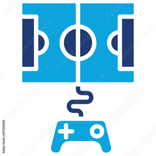 football mixed color icon