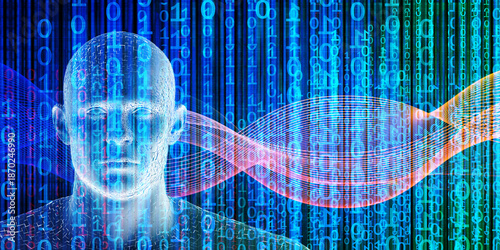 Photos Abstract Technology Background Showcasing Deep Learning Architectures