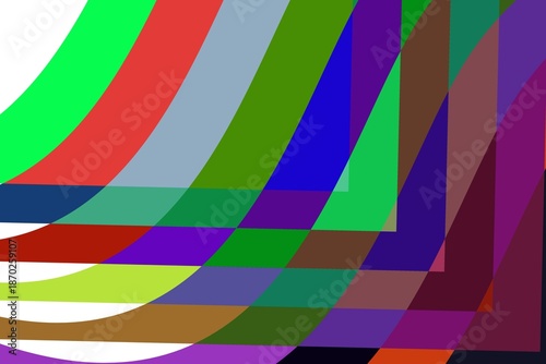 Vibrant abstract background with colorful geometric shapes and lines