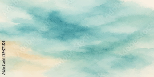 Blue sky with white clouds and sunlight