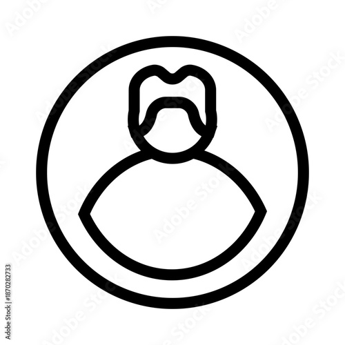 profil icon. user and ui icon vector illustration