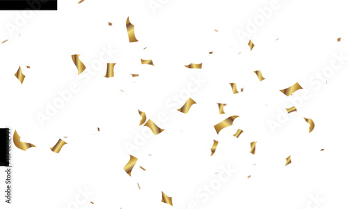 Gold glitter. Golden sparkle confetti. Shiny glittering dust.