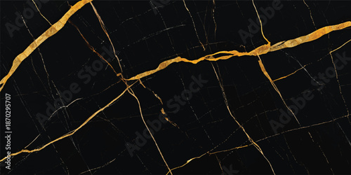 Dark cracked ground texture with a grunge concrete pattern and old stone details creates a natural black marble surface design for a macro wallpaper