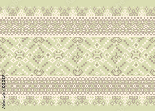 beautiful pixel tribal pattern inspired by each native pixel fabric like wayuu African native American southeast Asian traditional textile Thai silk pattern Aborigine Australian and Columbian fabric