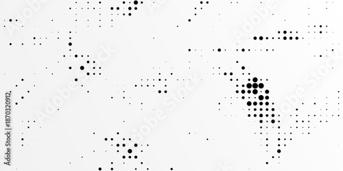 Abstract halftone pattern dot background texture. Liquid effect overlay grunge dots distress linear vector.