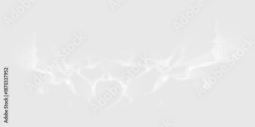 Dot white gray wave light technology texture background. Abstract big data digital concept.