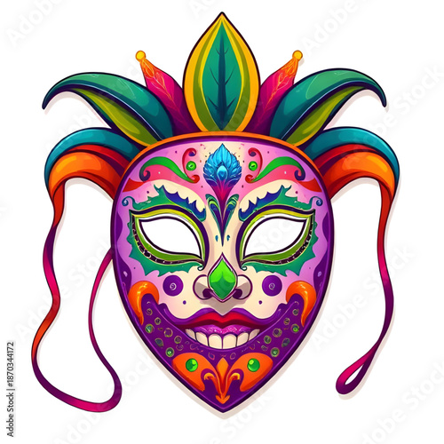 carnival, mask, isolated, vector, illustration, masquerade, festival, costume, party, celebration, venetian, mardiGras, fantasy, mystery, elegant, decorative, ornament, design, graphic, art, symbol, i