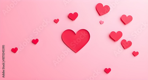 heart, hearts, confetti, paper, background, love, romance, romantic, valentines, wedding, anniversary, celebration, party, festive, decoration, decorative, cute, sweet, joyful, happy, cheerful, colorf